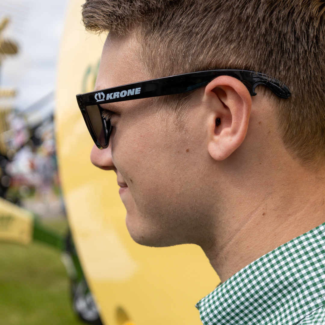 Sunglasses with Bottle Opener - Black