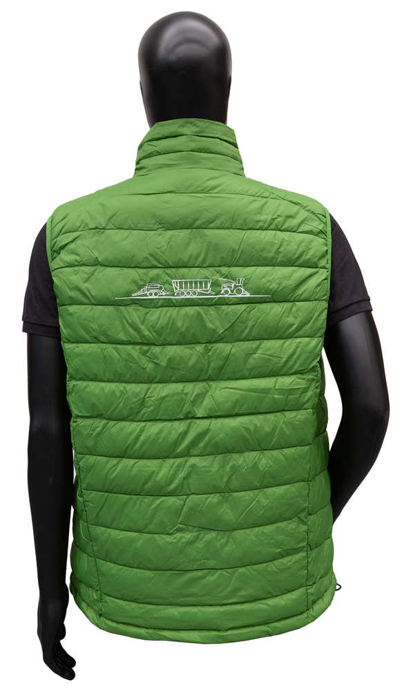 Green Puffer Bodywarmer
