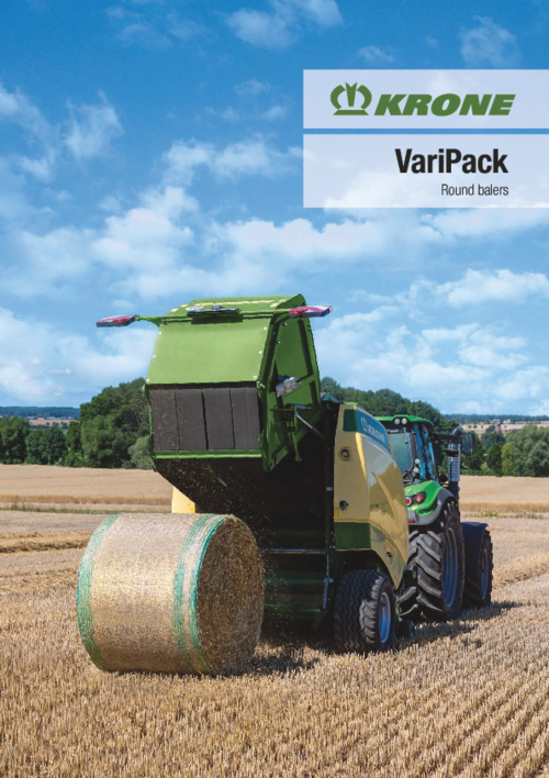 Single Brochure - VariPack Round Baler