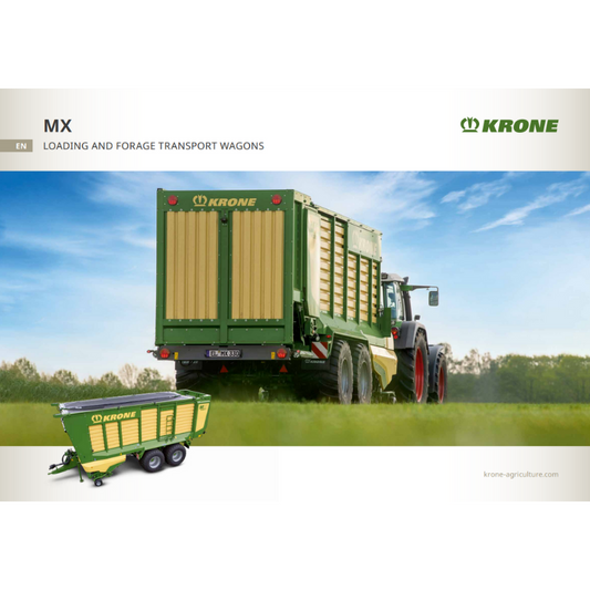 Box of Brochures - MX Forage Wagon