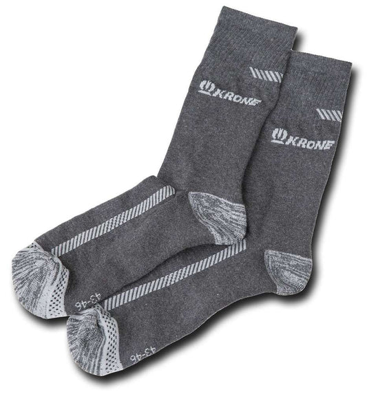 KRONE Grey Socks (2 Pack)