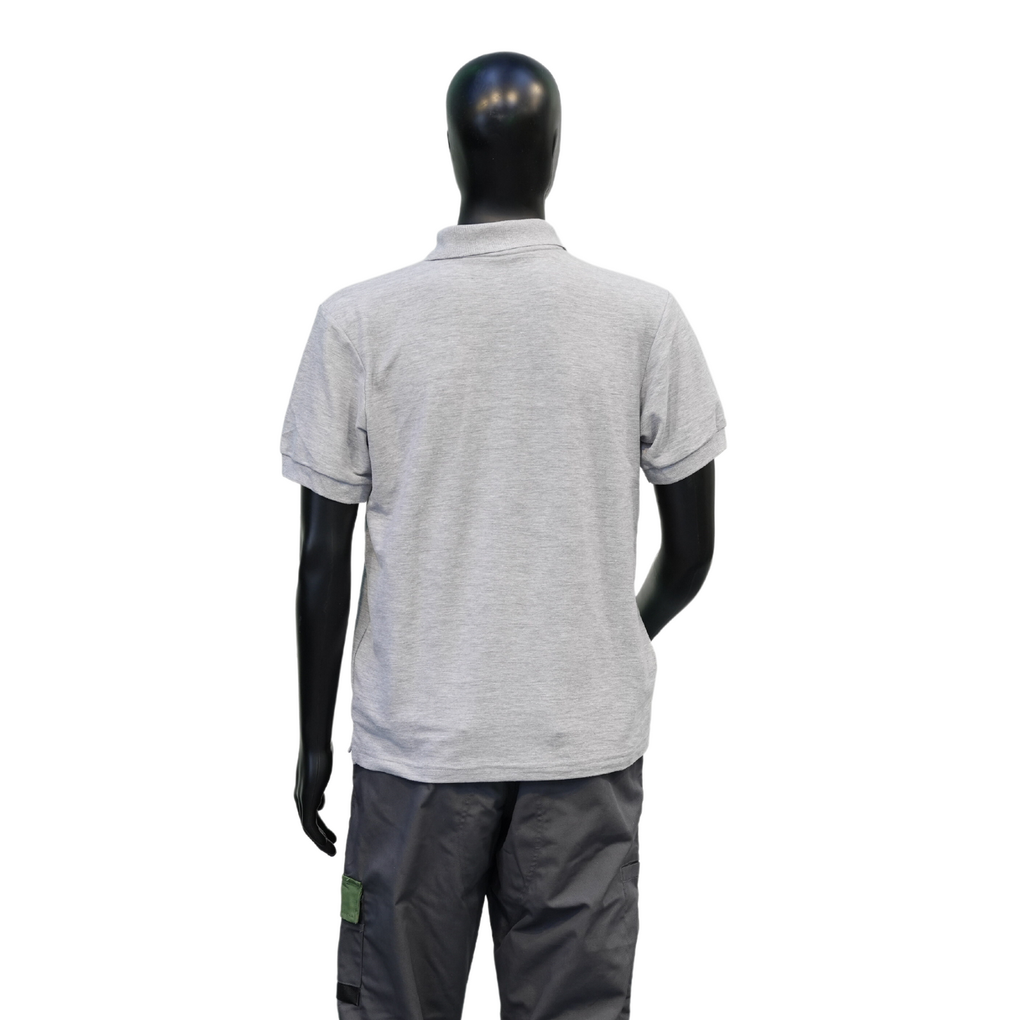 Grey Polo Top
